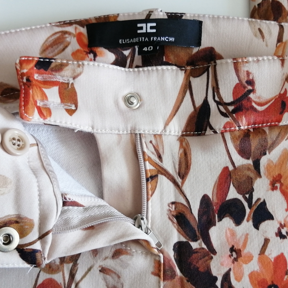 Skinny flowers pants